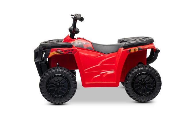 Licencovaná elektrická štvorkolka Arctic Cat 12V so zadným pohonom, červená, LED svetlá, L