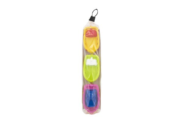 Loď/Čln do vody 3ks plast 14cm