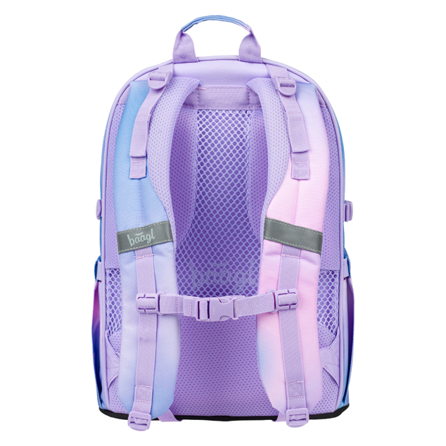 BAAGL SET 5 Core Sky: Rucksack, Federmäppchen, Beutel, Gürteltasche, Laptop-Hülle
