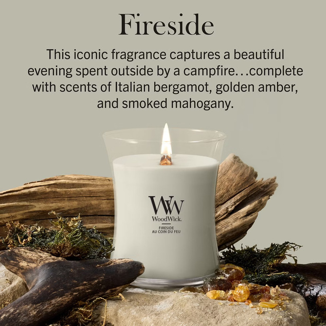 WW Kerze Mittel Fireside