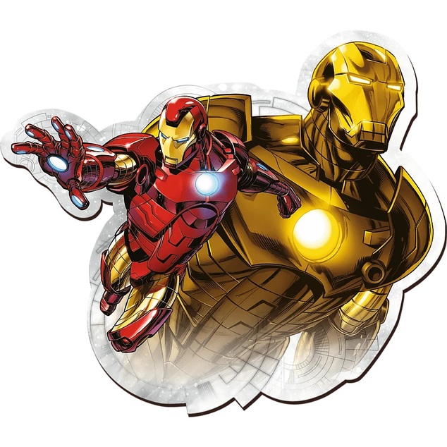 Trefl Drevené puzzle 160 dielikov - Statočný Iron Man / Disney Marvel Heroes