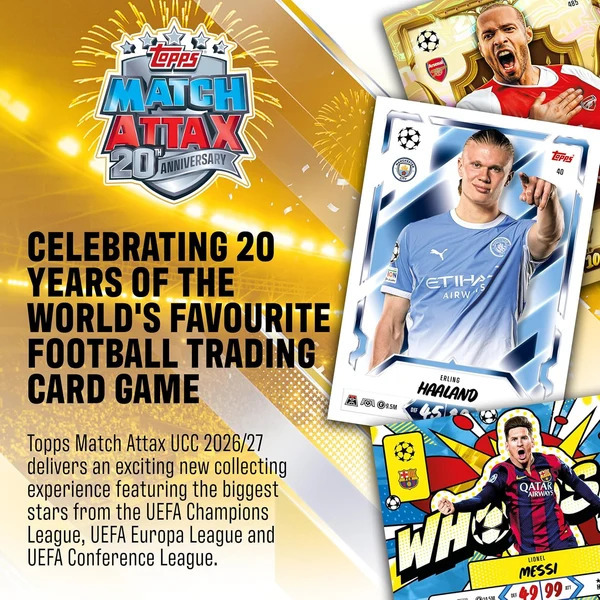 Nogometne karte Topps Match Attax UCC 2026/27 - Full Box