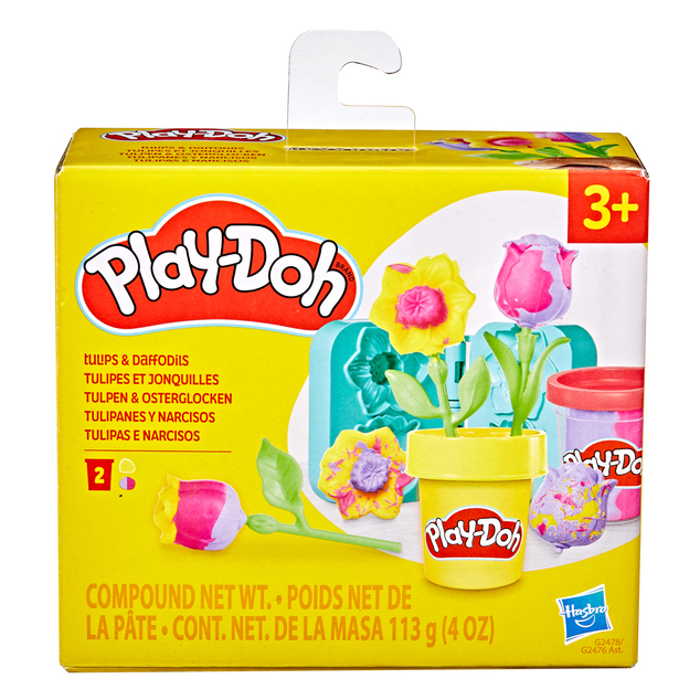 HASBRO - Play-Doh Piccoli fiori - Tulipani e narcisi