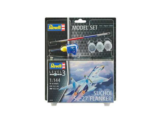 ModelSet avión 63948 - Sukhoi Su-27 Flanker (1:144)
