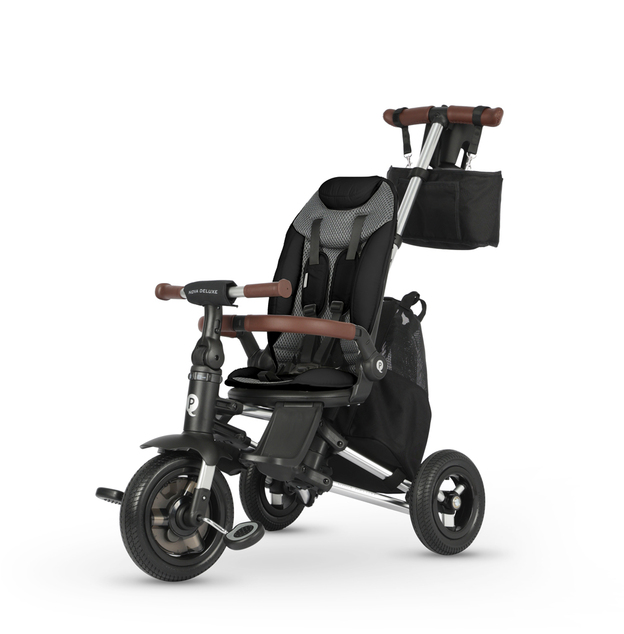 QPLAY Tříkolka Nova Deluxe 5v1 Black, 10-72 měsíců