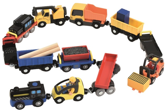 2Kids Toys Set vehicule pentru cale ferată