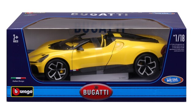 Bburago 1:18 TOP - Bugatti Mistral - Yellow