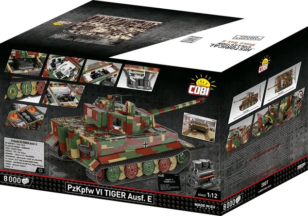 Cobi Panzerkampfwagen VI TIGER  late version 2v1, 1:12, 8000 k, EXECUTIVE EDITION