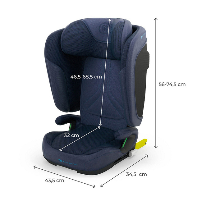 KINDERKRAFT Autosedačka skladacia Unity 2 I-Size Navy