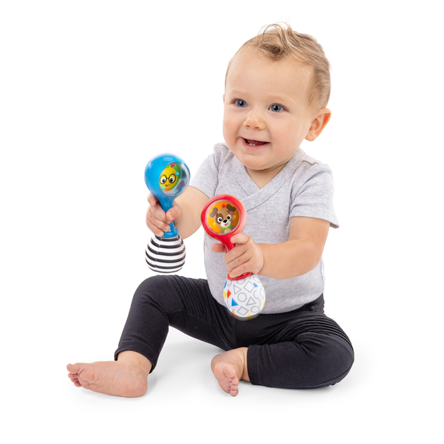 BABY EINSTEIN Zvečka igračka Shake &amp; Groove™ 2 kom, 3m+