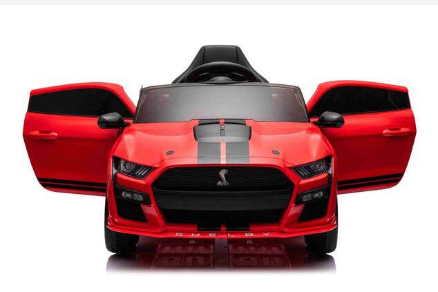 Elektrické autíčko Ford Shelby Mustang GT 500 Cobra, červené, 2,4 GHz diaľkové ovládanie