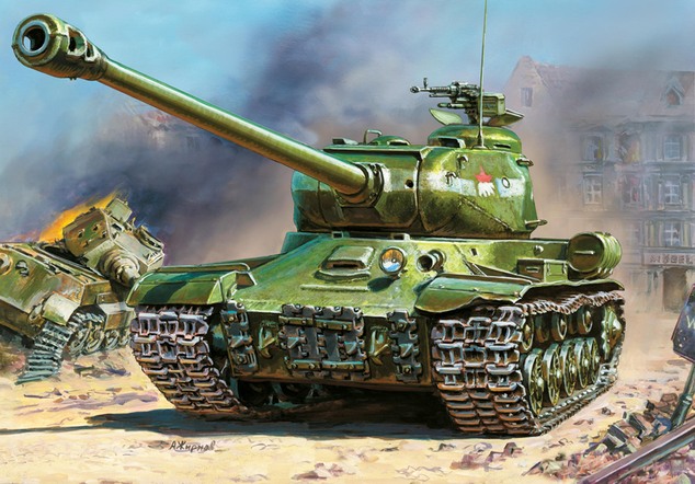 Model Kit tank 3524 - Josef Stalin-2 Soviet Heavy Tank (1:35)