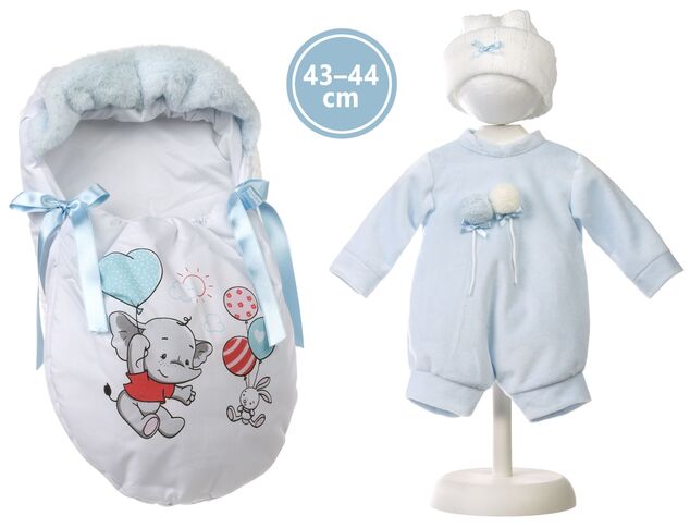 Llorens 844P NEW BORN 2 v 1 - realistická bábika bábätko so zvukmi a mäkkým látkovým telom