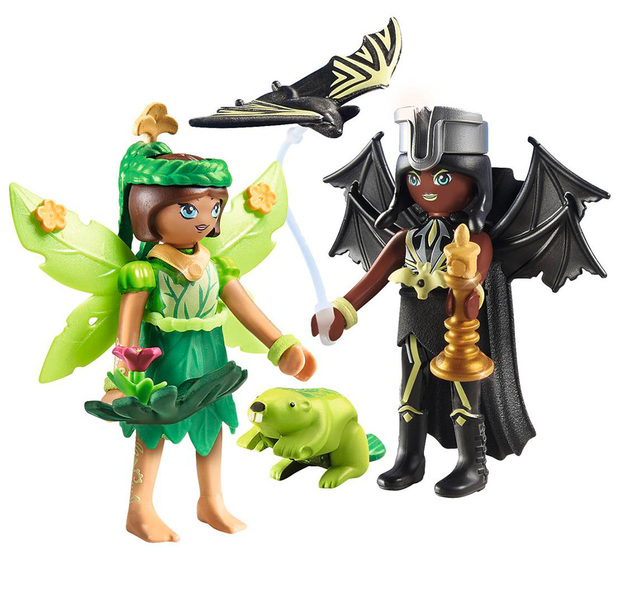 PLAYMOBIL Ayuma 71350 Waldfee &amp; Fledermausfee mit geheimnisvollen Tieren