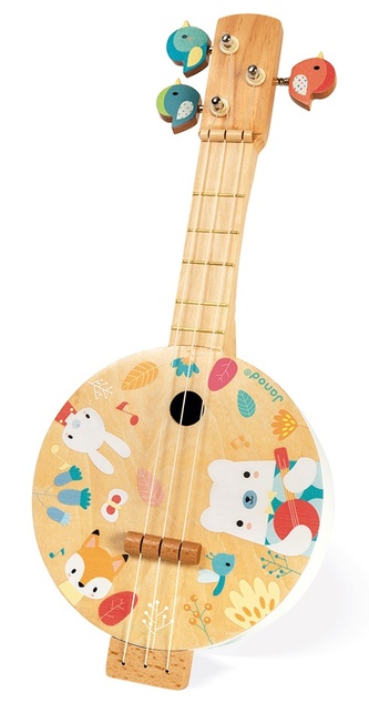 Janod Pure guitarra infantil para los más pequeños Banjo