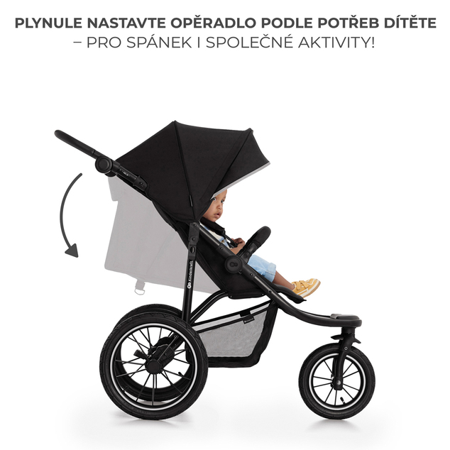 KINDERKRAFT Kočík športový a na behanie Helsi2 Black