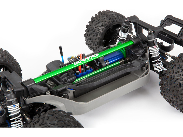 Traxxas výstuha šasi červená (sada)