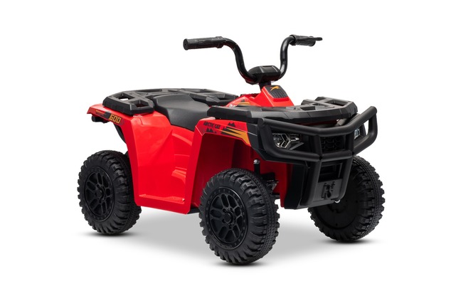 Licencovaná elektrická štvorkolka Arctic Cat 12V so zadným pohonom, červená, LED svetlá, L