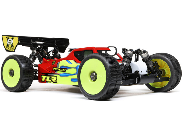 Kit da corsa TLR 8ight-X/E 2.0 Combo Nitro/Buggy elettrico 1:8 4WD