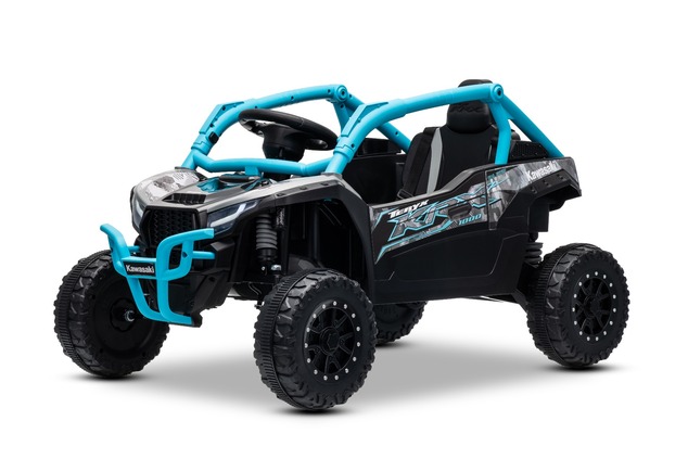 Elektrické autíčko Kawasaki TERYX KRX 1000 12V, modré, jednomiestne, odpružená zadná nápra