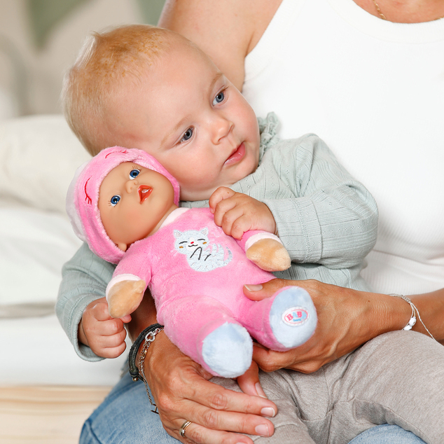 Zapf BABY born for babies Spinkáčik tmavo ružový