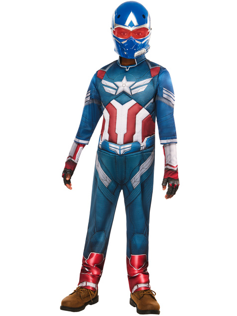 AVENGERS Kapitán Amerika detský kostým veľkosť S(122-128cm)