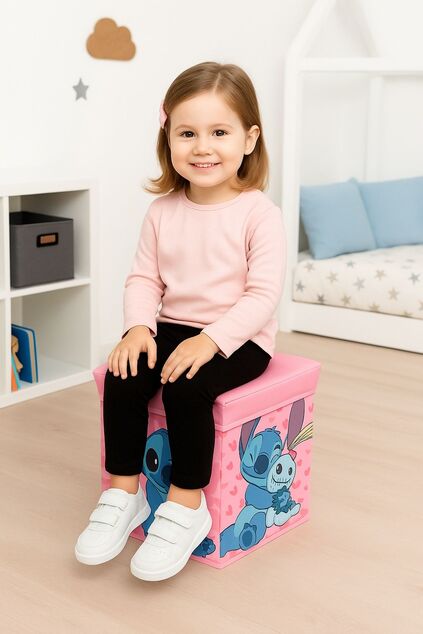 Cozy Noxxiez SB602 Stitch - spremnik i tabure za djevojčice