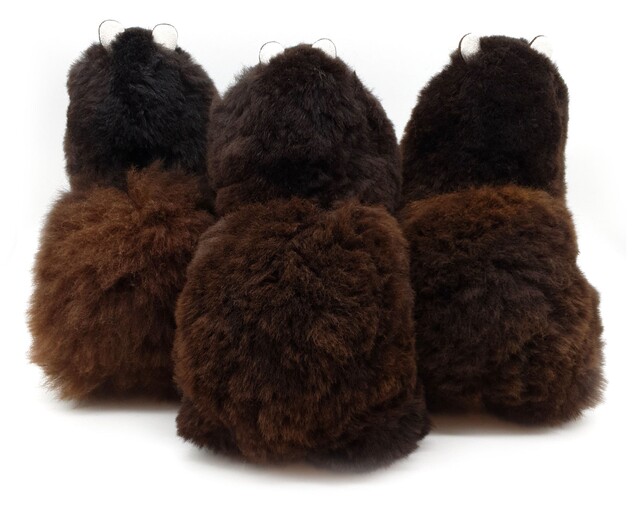 INKARI Jucărie de pluș Alpaca Medium ediție limitată Cacao 32cm