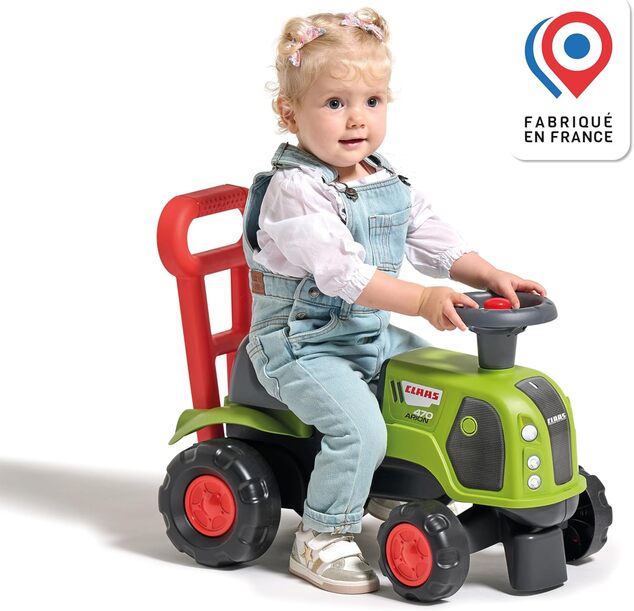 Falk Odrážadlo a chodítko 2v1 traktor Baby Claas 312S