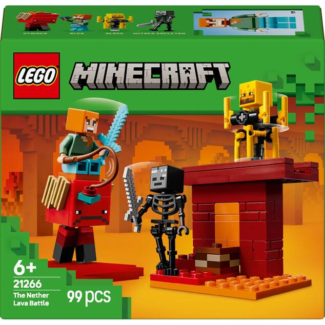 LEGO® Minecraft®  21266 Lávová bitka v Netheri