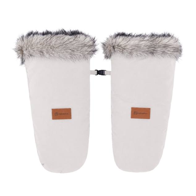 PETITE&amp;MARS Set zimska vreća Arctic 4u1 + rukavice za kolica Fjora Champagne Shower