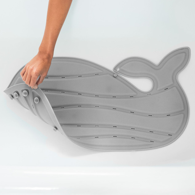 Antirutschmatte für Moby Badewanne grau