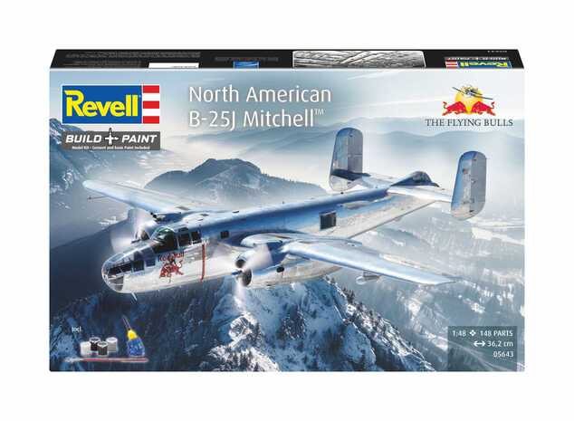 Coffret Cadeau Flying Bulls 05643 - B-25J Mitchell (1:48)
