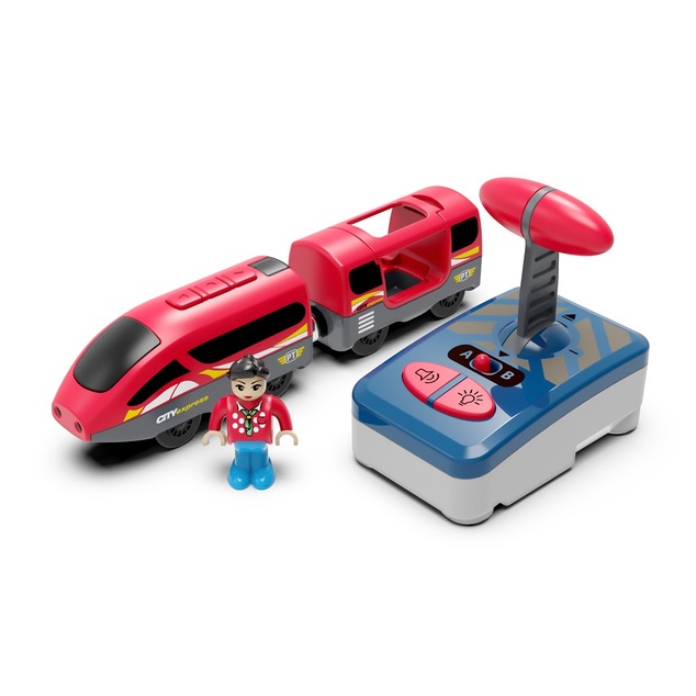 2Kids Toys Elektrická vlaková súprava s ovládačom a figúrkou