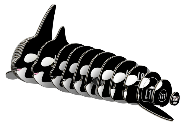 EUGY Orca 3D puzzle di cartone