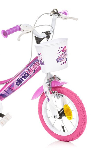 Dino Bikes - Detský bicykel 12" 124RSN-09FY Fairy - ružový