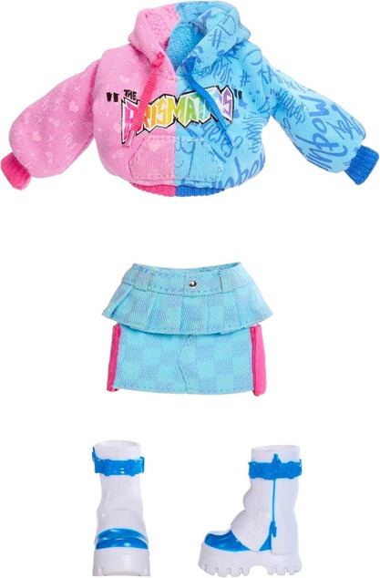 Rainbow High Junior Fashion bábika v rockovej kapele - Skyler