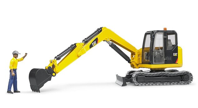 Bruder 02466 Pásový minibager CATERPILLAR s figúrkou