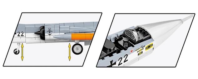 Cobi Armed Forces Lockheed F-104 Starfighter, 1:48, 420 k