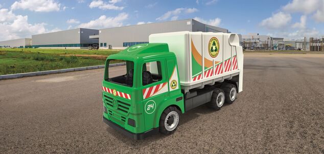 Androni Heavy Trucks camion della spazzatura con ruote gommate - lunghezza 50 cm