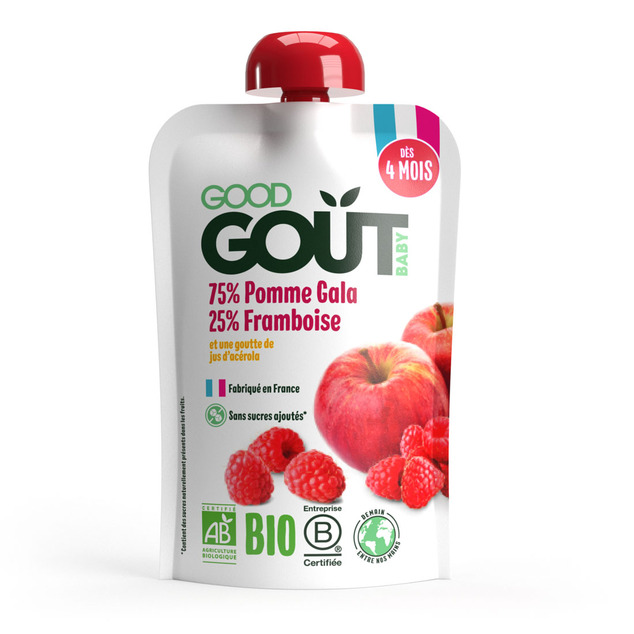 Good Gout BIO Jablko s malinou (120 g)