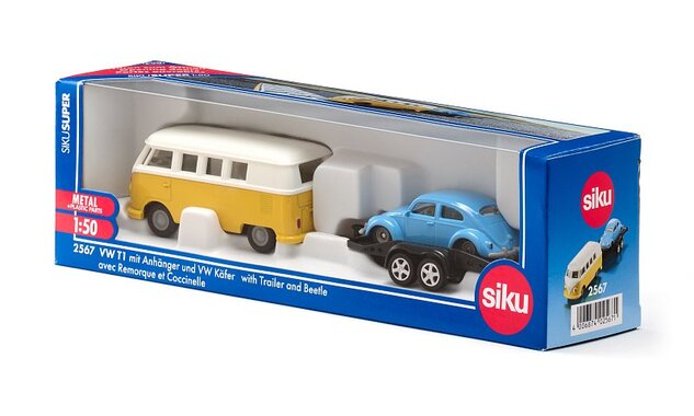 SIKU Super - VW 11 s tahačem a Beetlem