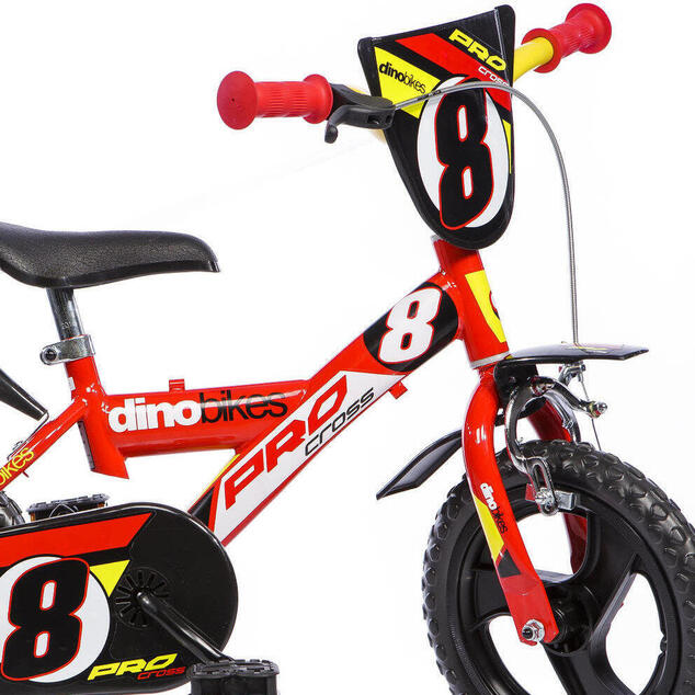 Dino Bikes - Vélo enfant 12" 123GLN - rouge 2014