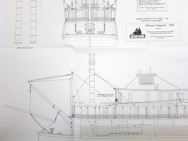 Model Shipways Chaperon 1884 set