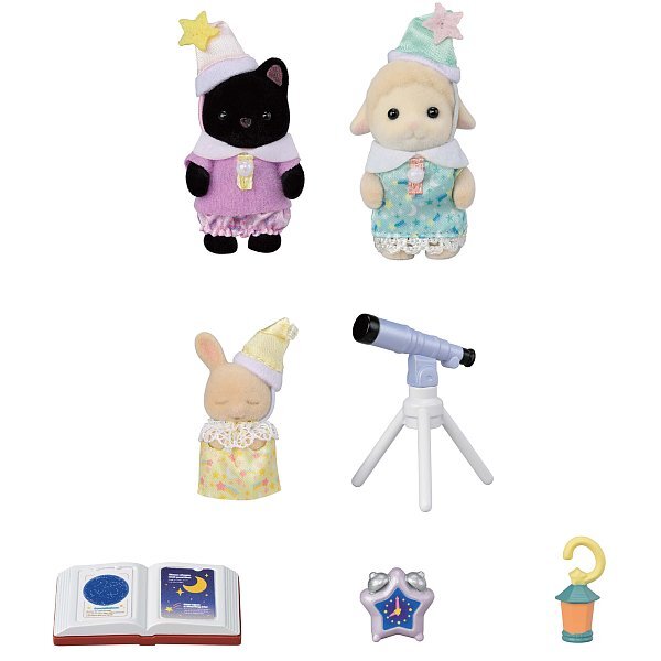 Sylvanian Families Pyžamová párty Baby Trio