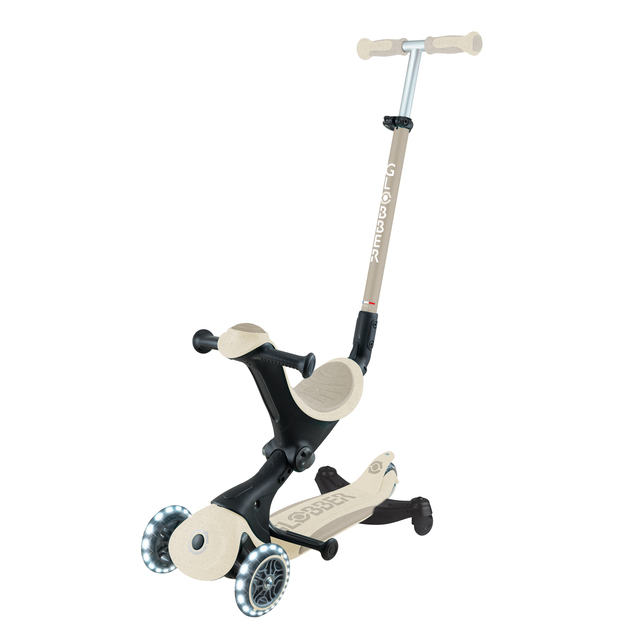 Globber kolobežka Go Up deluxe lights ecologic 360 ° coconut