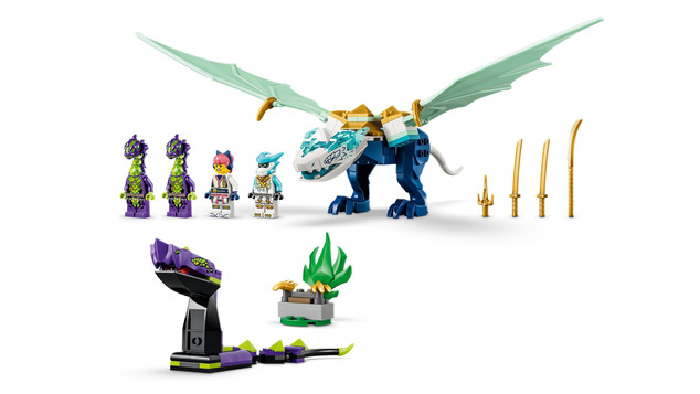 LEGO® NINJAGO® 71865 Zane a souboj s ledovým drakem