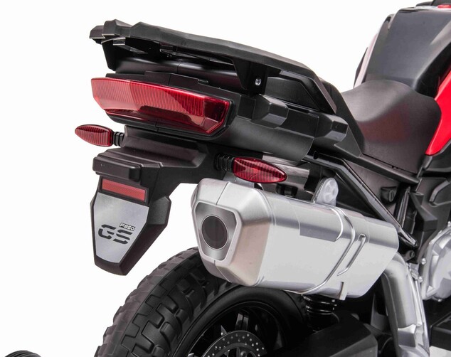 Elektromotorrad BMW F850 GS, lizenziert, 12-V-Batterie, weiche EVA-Räder, 2 x 35-W-Motor