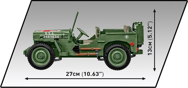 Cobi Willys MB sanitka 1:12, 1131 k