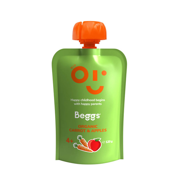Beggs BIO Mrkva a jablká (120g)